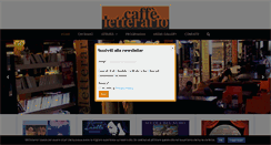 Desktop Screenshot of caffeletterarioroma.it